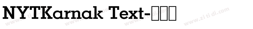 NYTKarnak Text字体转换